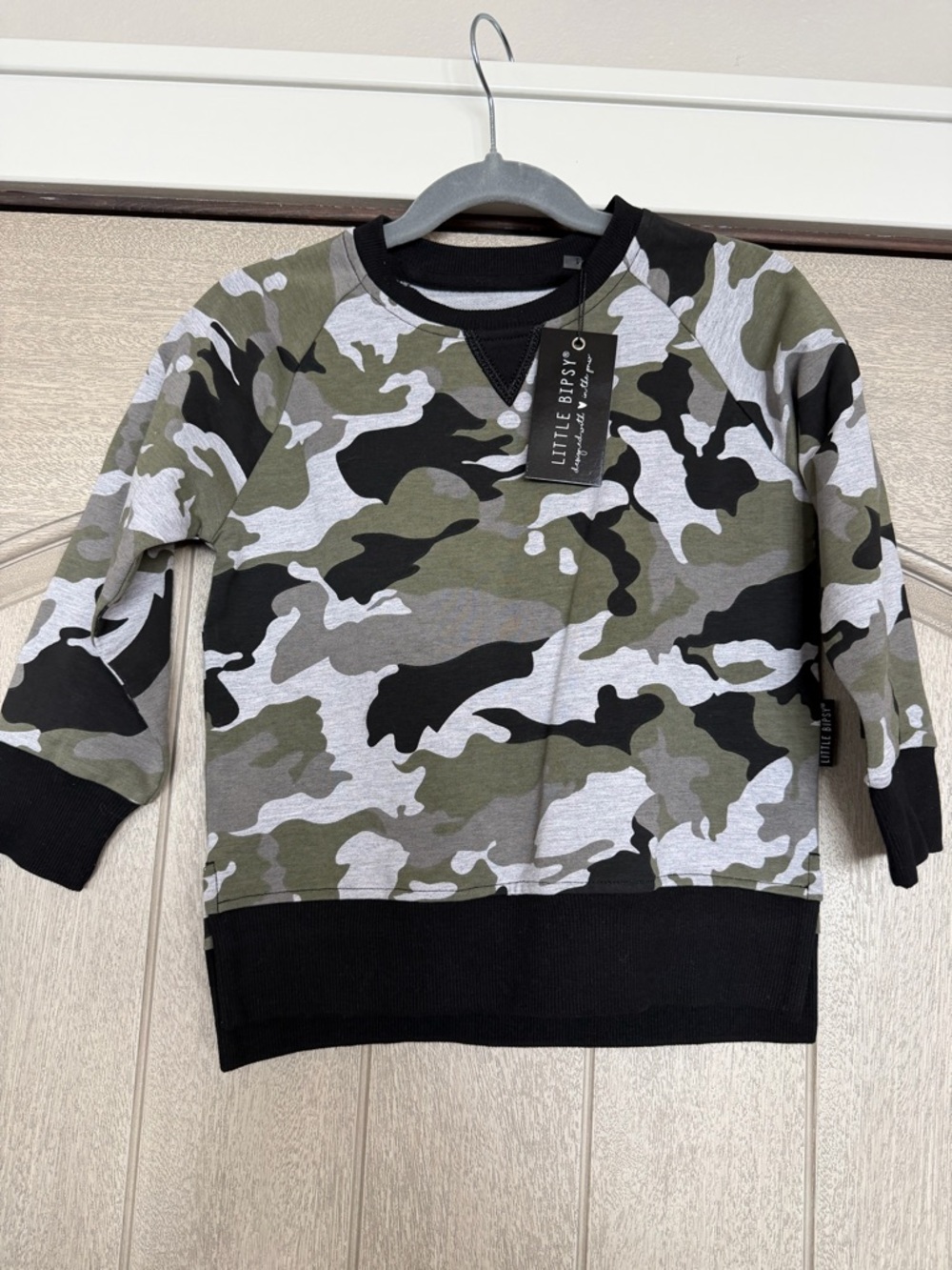 NWT Little Bipsy matching camouflage set joggers pullover sweatshirt 2-3T - Picture 3 of 9
